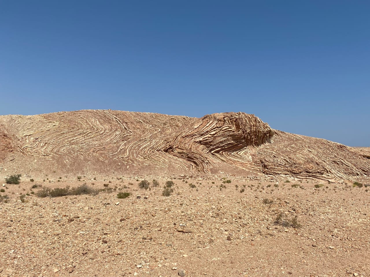 Rock formations near Ras Al Jinz